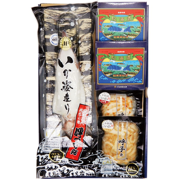 [松浦漬本舗] 松浦漬と呼子お刺身いかセット[CAS-04]