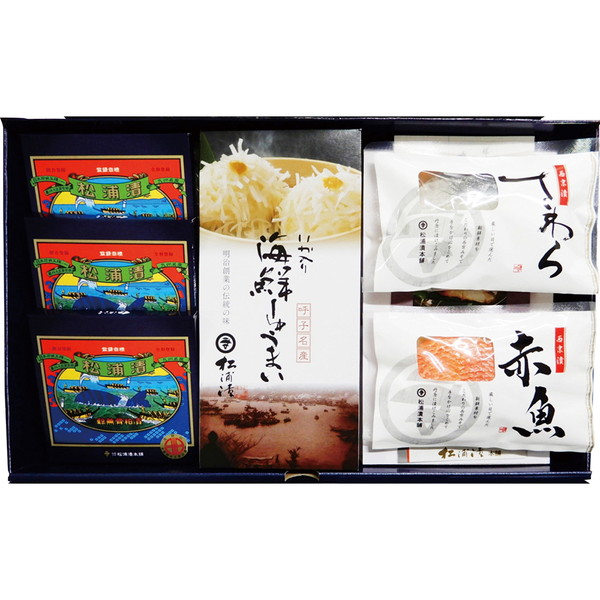 [松浦漬本舗] 松浦漬・西京漬・いか入り海鮮しゅうまい詰合せ[MSI-6]
