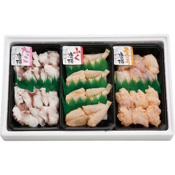 [ヤマモ水産] ふぐ・たこ・あんこう・唐揚三昧セット [FAT30]