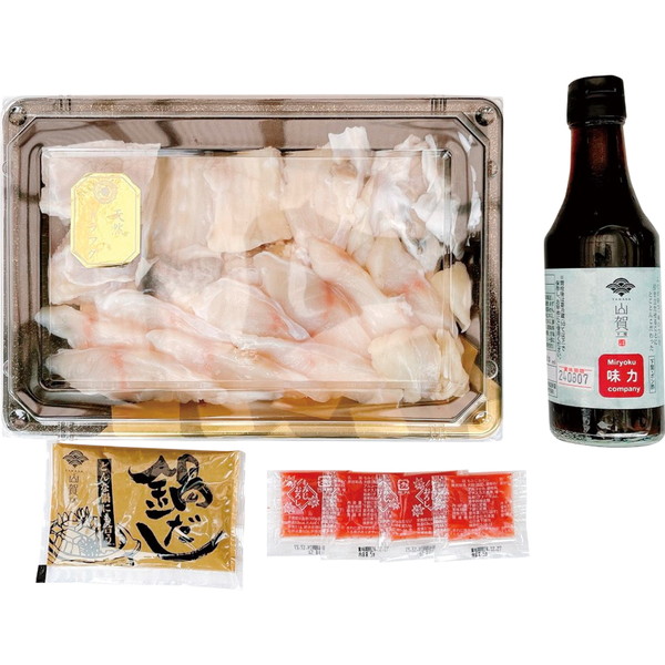 [下関山賀] 天然トラフグちりセット [JYFC1N1]