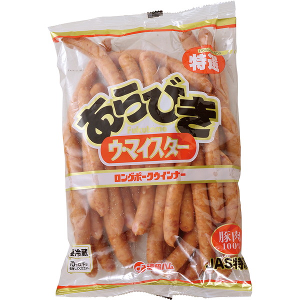 ご自宅用 ＪＡＳ特級あらびきロングポークウィンナー [L20-1]