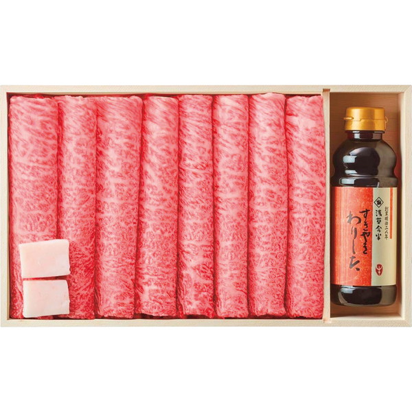 [浅草今半] 黒毛和牛すき焼用セット [AN-100W]