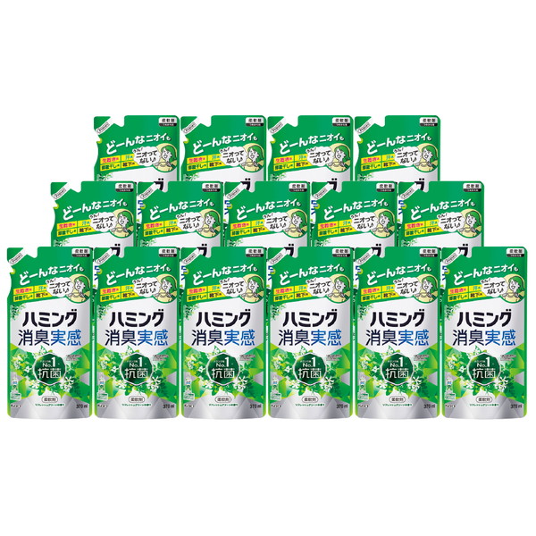 ご自宅用 [ハミング消臭実感] リフレッシュグリーンの香り詰替３７0ｍＬ[45021]