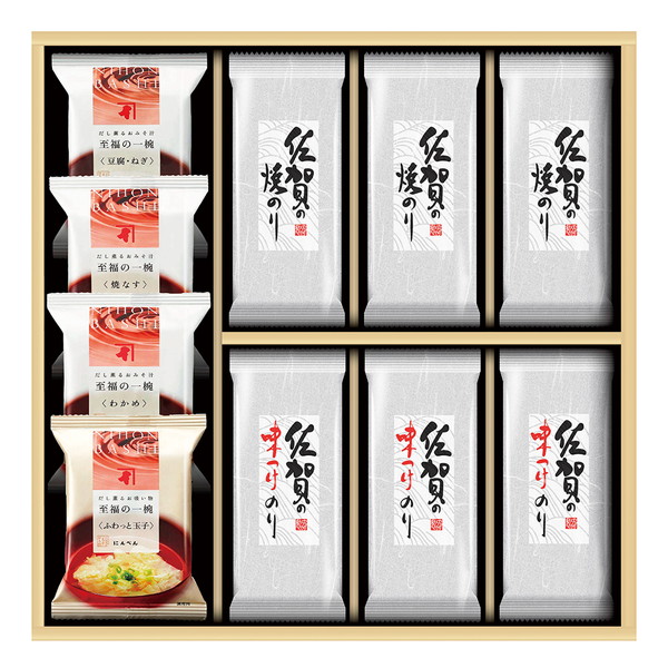 [サン海苔] 佐賀海苔・スープ詰合せ [ＫＮ－３ＳＧ]