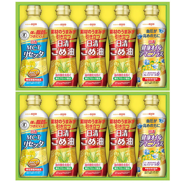 [日清オイリオ] こめ油＆ヘルシーオイルギフト [BPH50W]