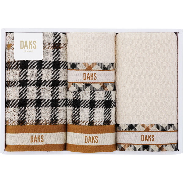 [ダックス] タオルハンカチ・フェイスタオルセット [55-3089400]