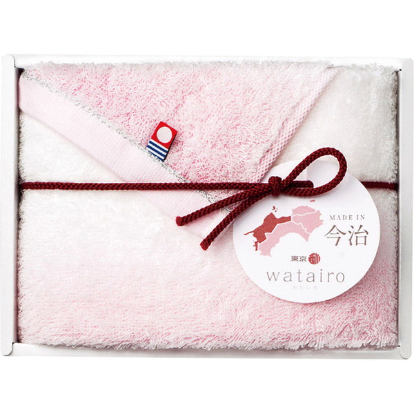 [わたいろ] フェイスタオル ピンク [TT88100030]