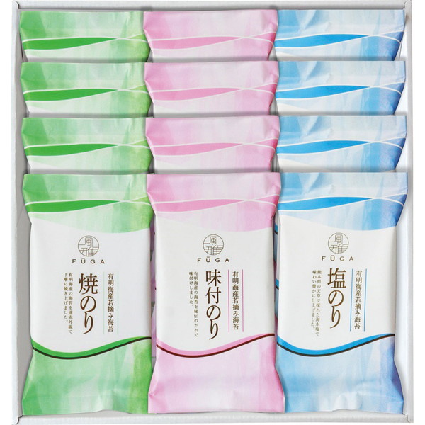 [風雅] 海苔ギフト詰合せ [若摘WZ-12]