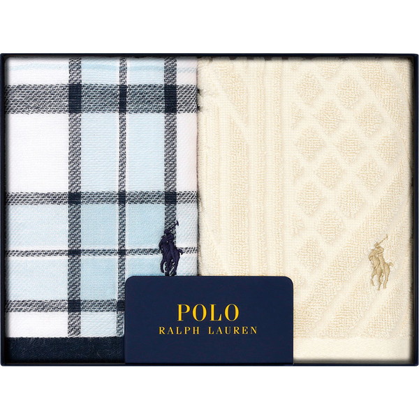 [ラルフローレン] タオルギフト オートミール [HMPOBATH8O20194]