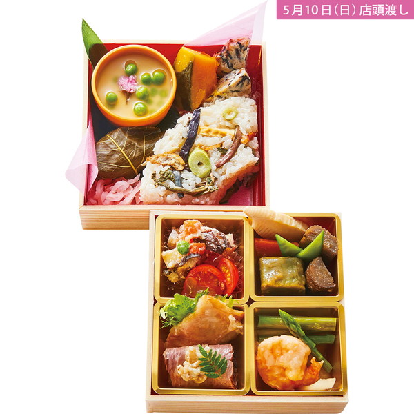 【店頭受取】 [日本のさらだいとはん]彩々二重御膳　2段
