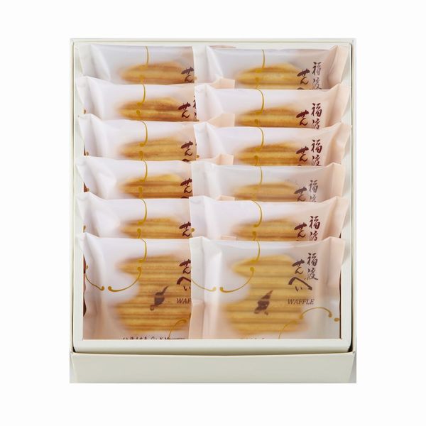 [宗家 源 吉兆庵] 福渡せんべい（12枚入） [FS-22]