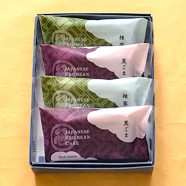 [京菓匠　笹屋伊織] JAPANES　RED BEAN CAKE　黒ごま・抹茶