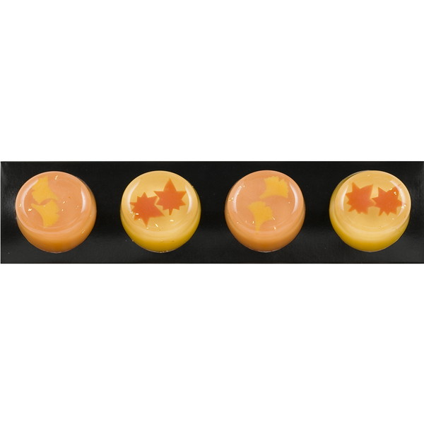 [京菓匠　笹屋伊織] 色ずく秋（銀杏・紅葉） 4個入