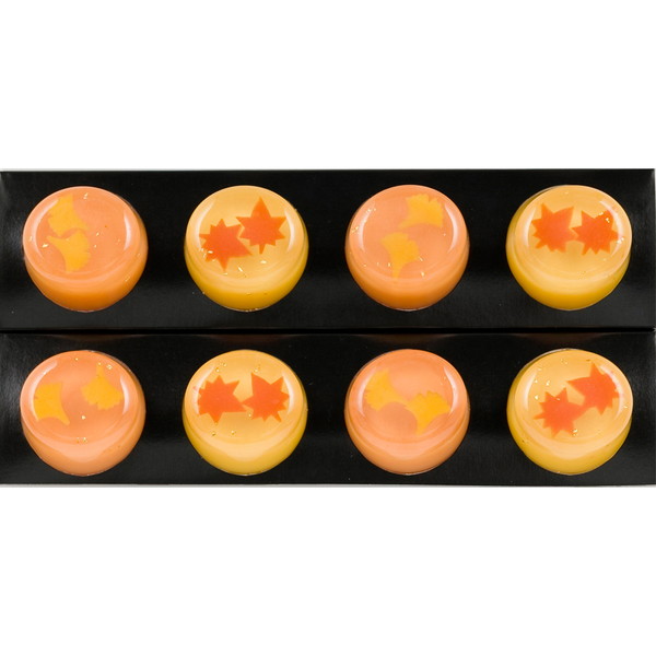 [京菓匠　笹屋伊織] 色づく秋（銀杏・紅葉） 8個入