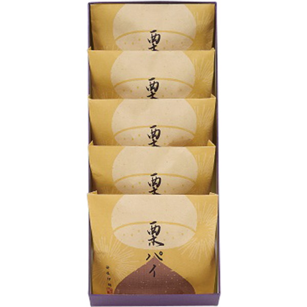 [京菓匠　笹屋伊織] 栗パイ 5個入