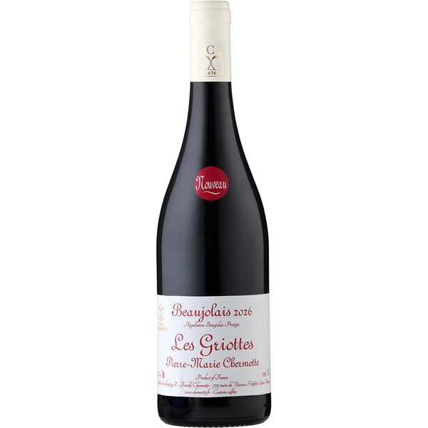 ピエール・マリー・シェルメット/ボジョレー・ヌーヴォー・レ・グリオット 375ml