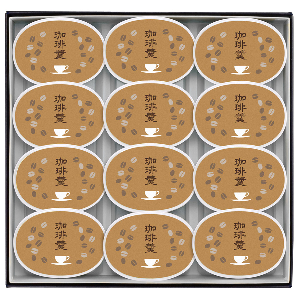 [鶴屋吉信] 珈琲羹12個入[CK-12]