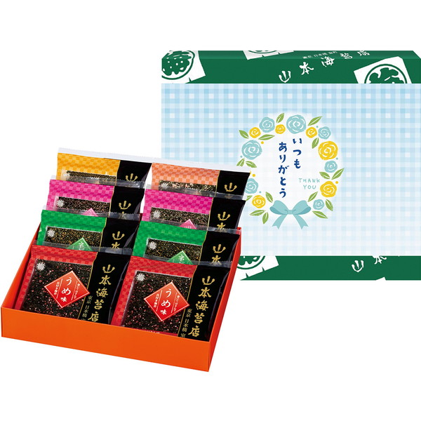 [山本海苔店] 父の日掛紙付き具付き海苔　一藻百味(8袋入)