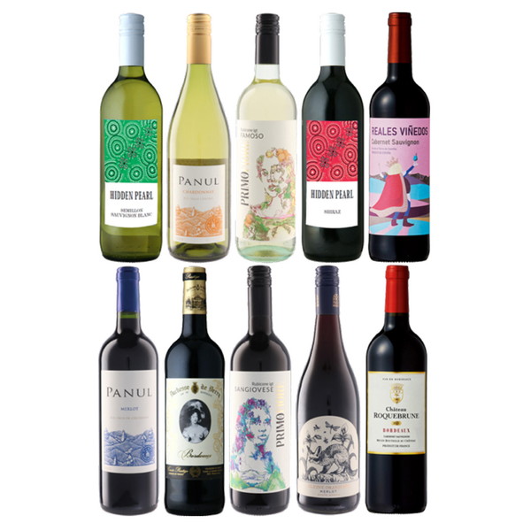 [WINE古武士屋] 紅白ワイン10本セット