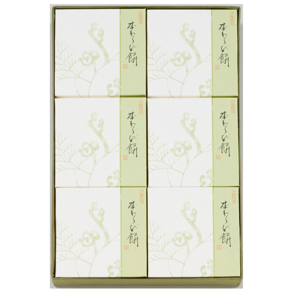 [京菓匠　笹屋伊織] 本わらび餅(6個入)