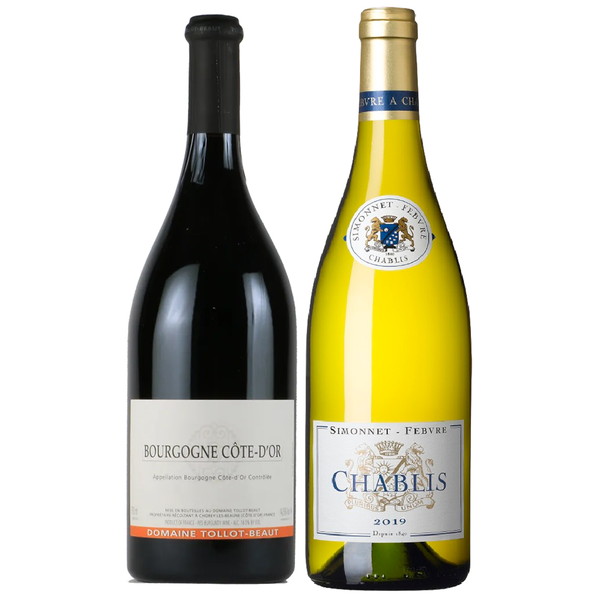 [ＷＩＮＥ古武士屋] フランス紅白ワイン２本セット ギフト箱付き