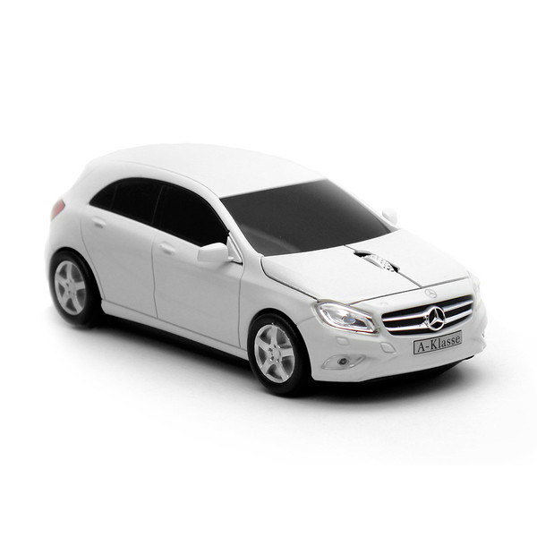 無線マウス　Mercedes-Benz　A-Class　メルセデス・ベンツ　Aクラス カルサイトホワイト