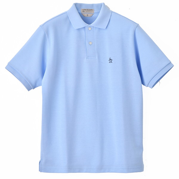 [マンシングウェア] 10 YEARS POLO SHIRTS サックス