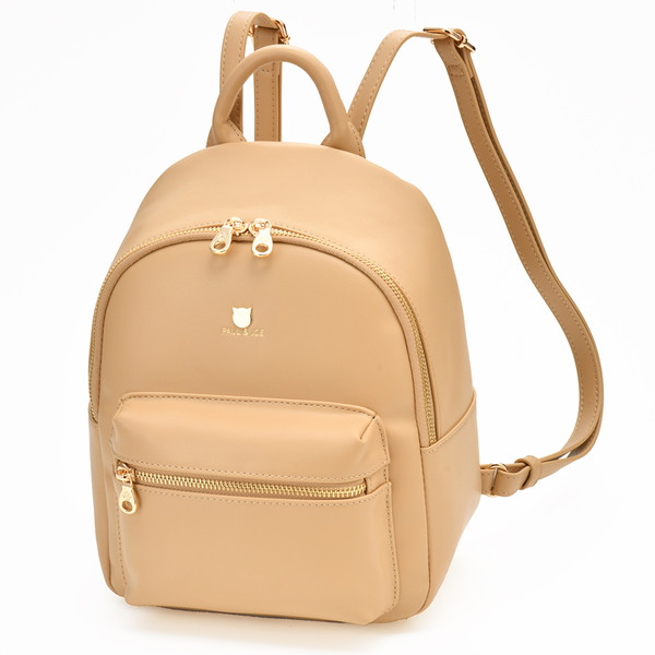 [ボール＆ジョー] SMALL CAT FACE METAL ミニリュックBAG ベージュ