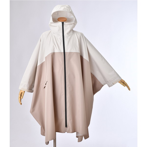 [ビューランス] レインポンチョ ベージュ[41004]