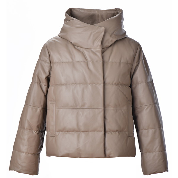 [LIGNAGGIO] 羊革ダウン モカブラウン