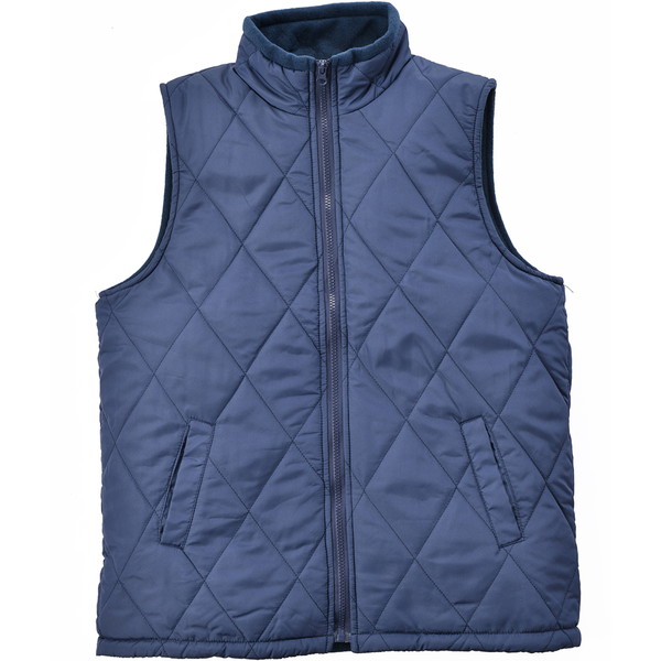 キルティングベスト ネイビー×ネイビー M～L