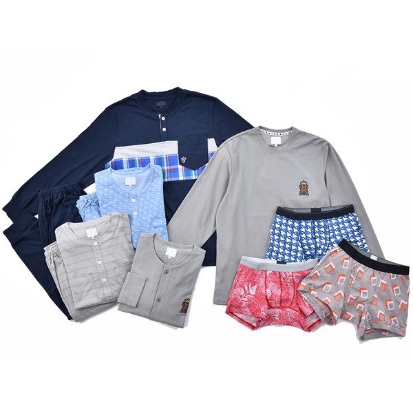 [有名ブランド] ＜紳士ナイティ・肌着＞ラッキーパックB M