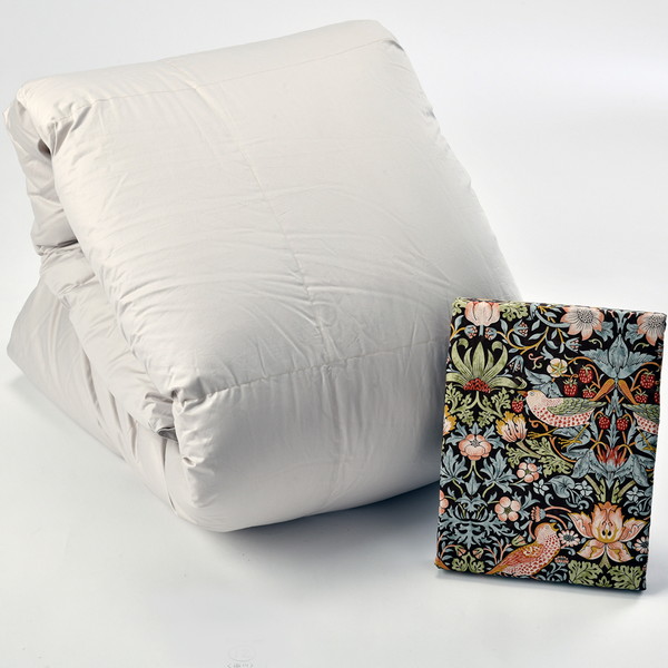 [西川] 　羽毛ふとん・掛けふとんカバーセット 掛けふとんカバー(ブラウン)