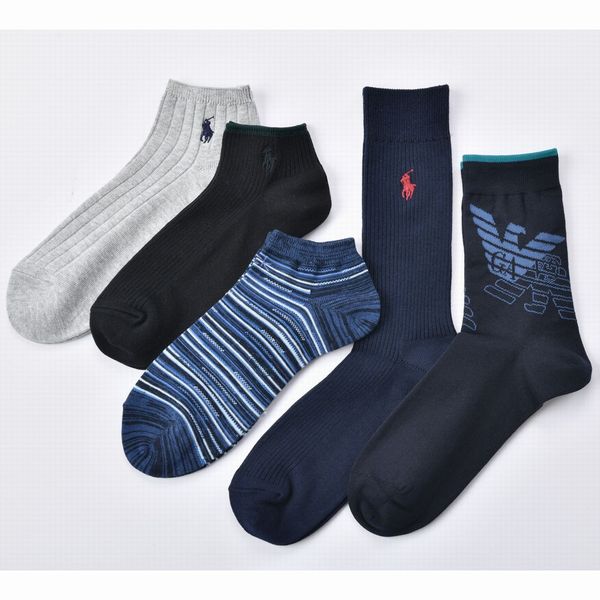 [有名ブランド] 紳士靴下5足セット