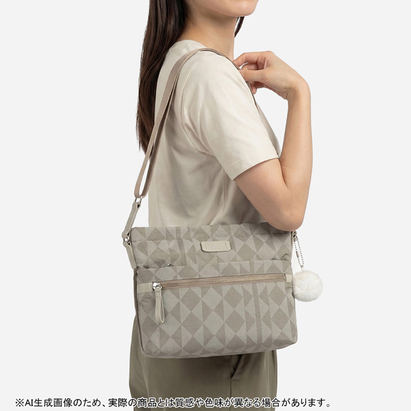 [カナナプロジェクト] ショルダーバッグ サンドベージュ