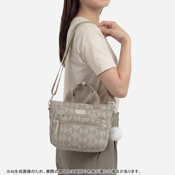 [カナナプロジェクト] ミニトートバッグ サンドベージュ