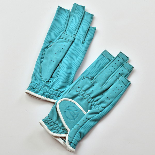 [kasco] パレットレディス 指先カット（両手） ターコイズ S