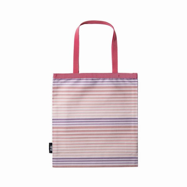 [小倉縞縞] リボンバッグ（#152 紅の調べ）