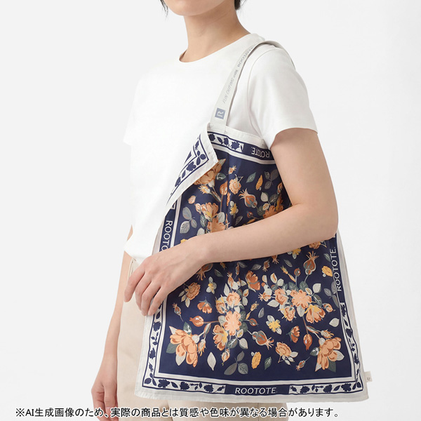 [ROOTOTE（ルートート）] LT.タブロー50-A / 3678 フラワー・ネイビー