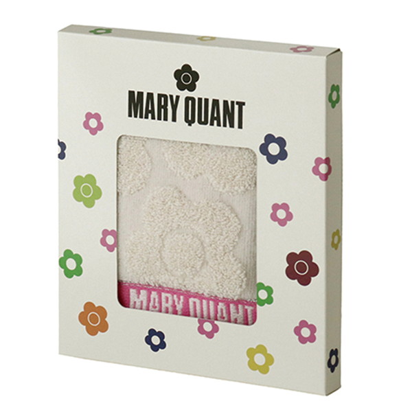 [マリークヮント] パッケージ入りタオルハンカチ アイボリー