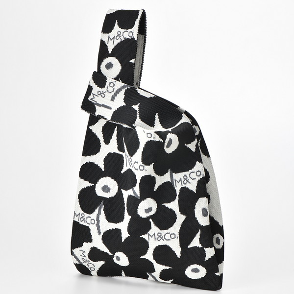 [M&CO.] ロゴ/フラワー ブラック