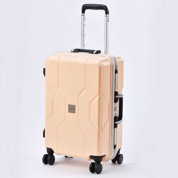 スーツケース（コンパクトエコバッグ付き）(オレンジ)