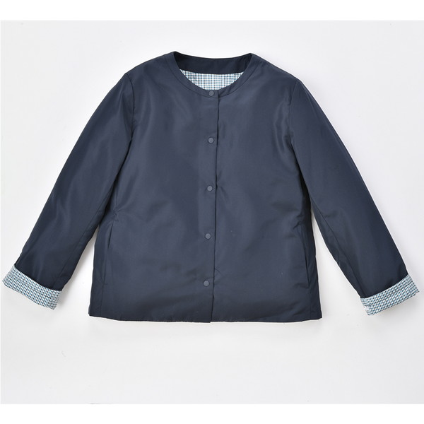 [ベリープリュス] 中綿ジャケット ネイビー
