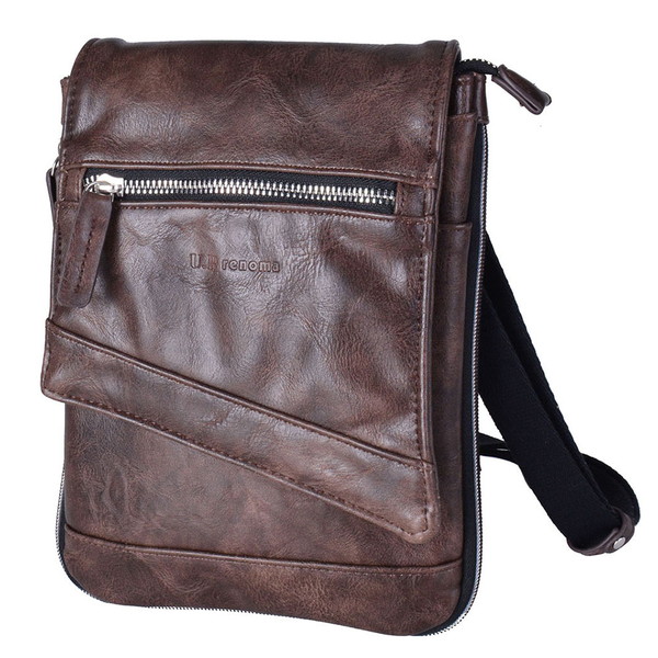 [U.P　renoma] ショルダーバッグ（縦型） ブラウン