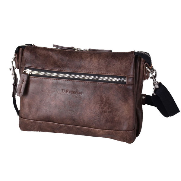 [U.P　renoma] ショルダーバッグ（横型） ブラウン