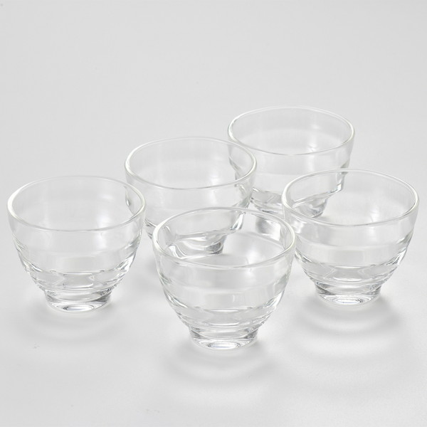 [ハリオ] 耐熱ガラスカップ5個セットHU-3012