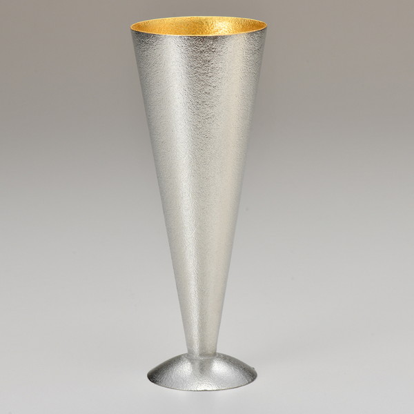 [能作] シャンパングラス - S - 金箔