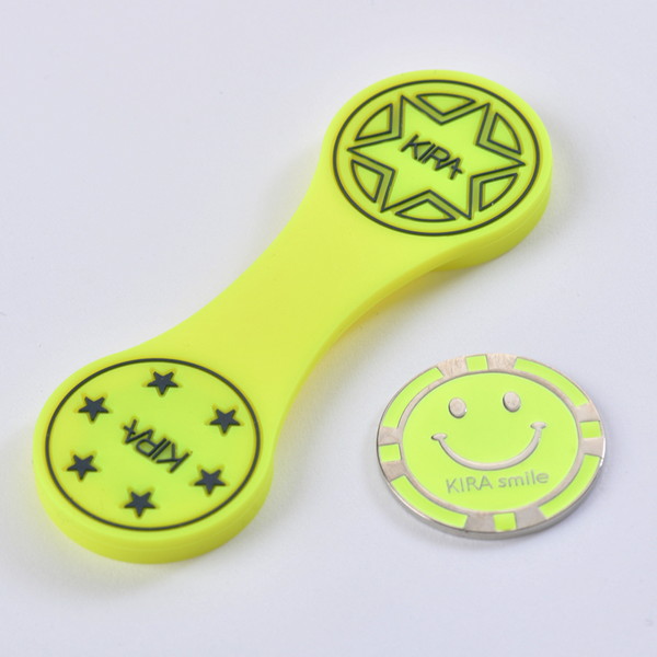 [kasco] KIRA シリコンクリップマーカー イエロー