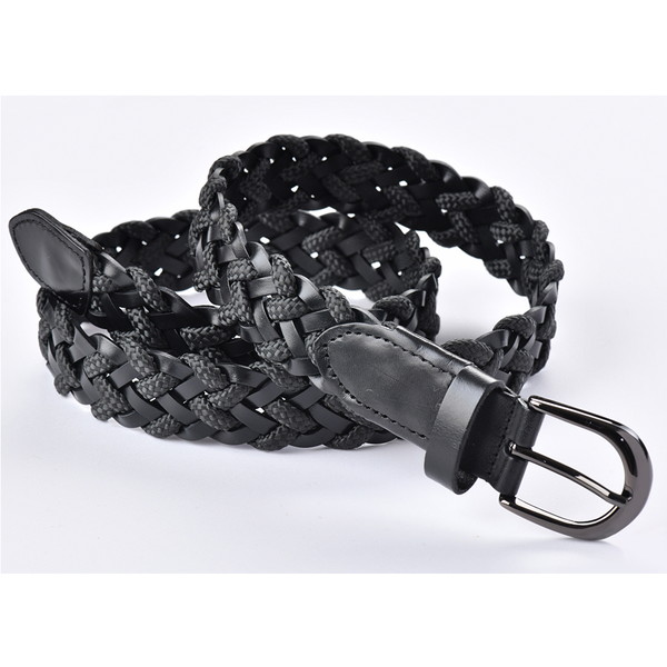 [ニコルクラブフォーメン] メッシュベルト ブラック