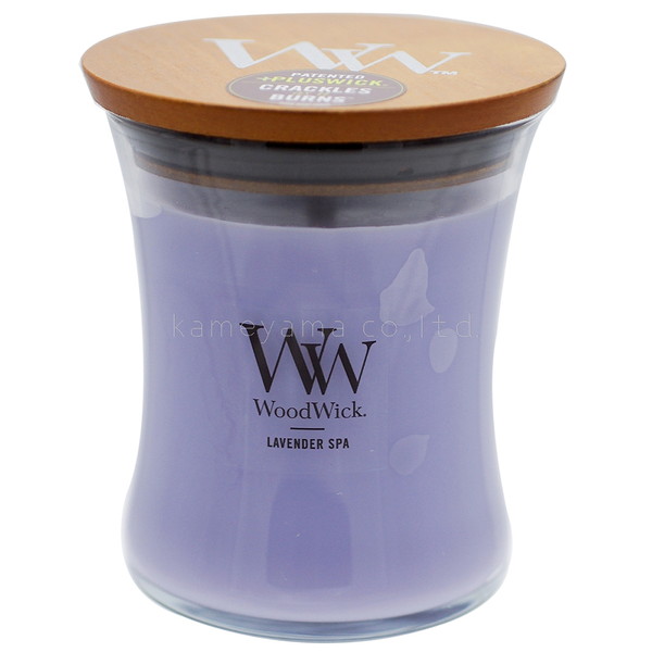 [WoodWick] ジャーキャンドルM ラベンダースパ